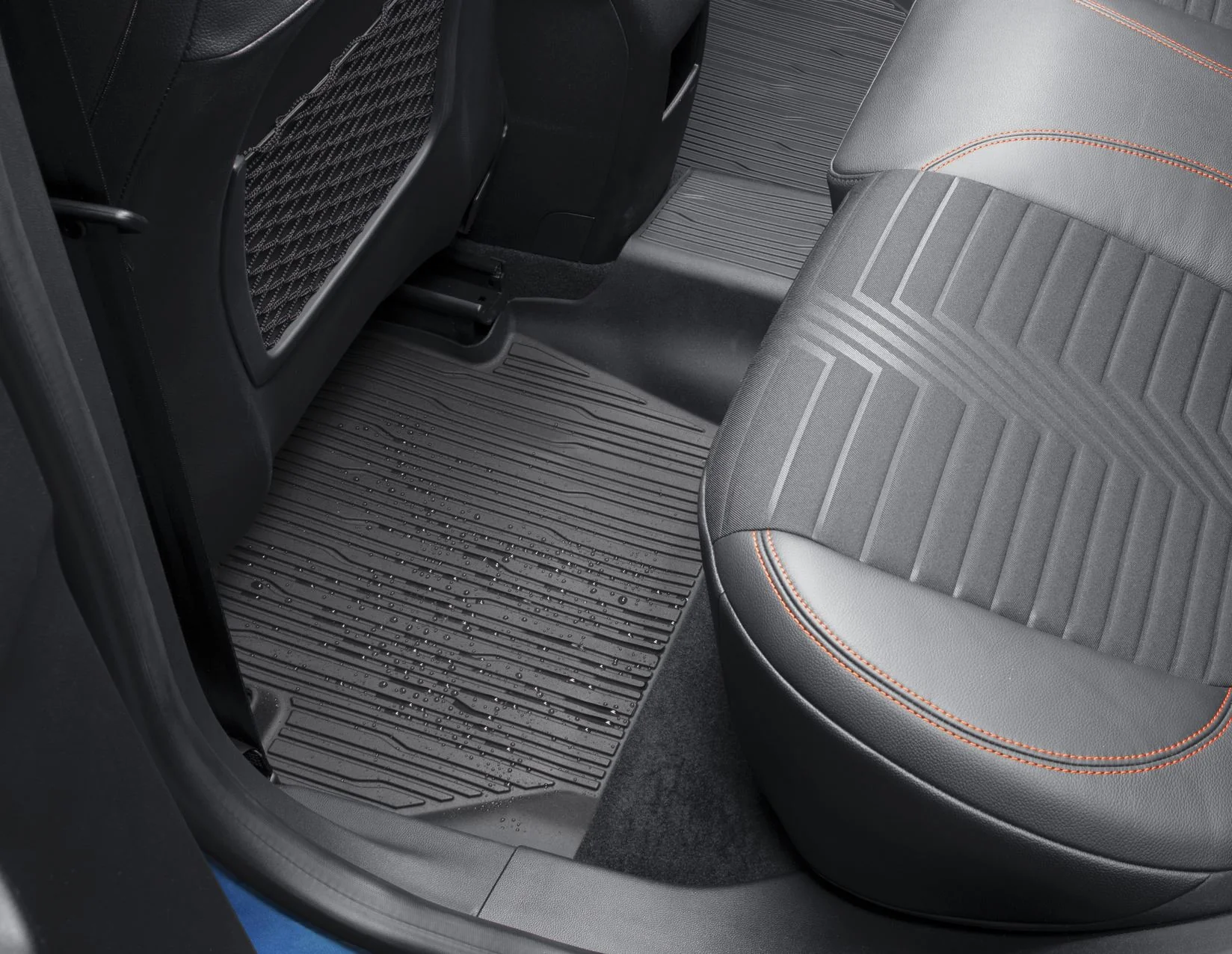 FIESTA PUMA REAR RUBBER FLOOR MATS ALL-WEATHER CONTOURED BLACK 2017-ONWARDS - Image 9