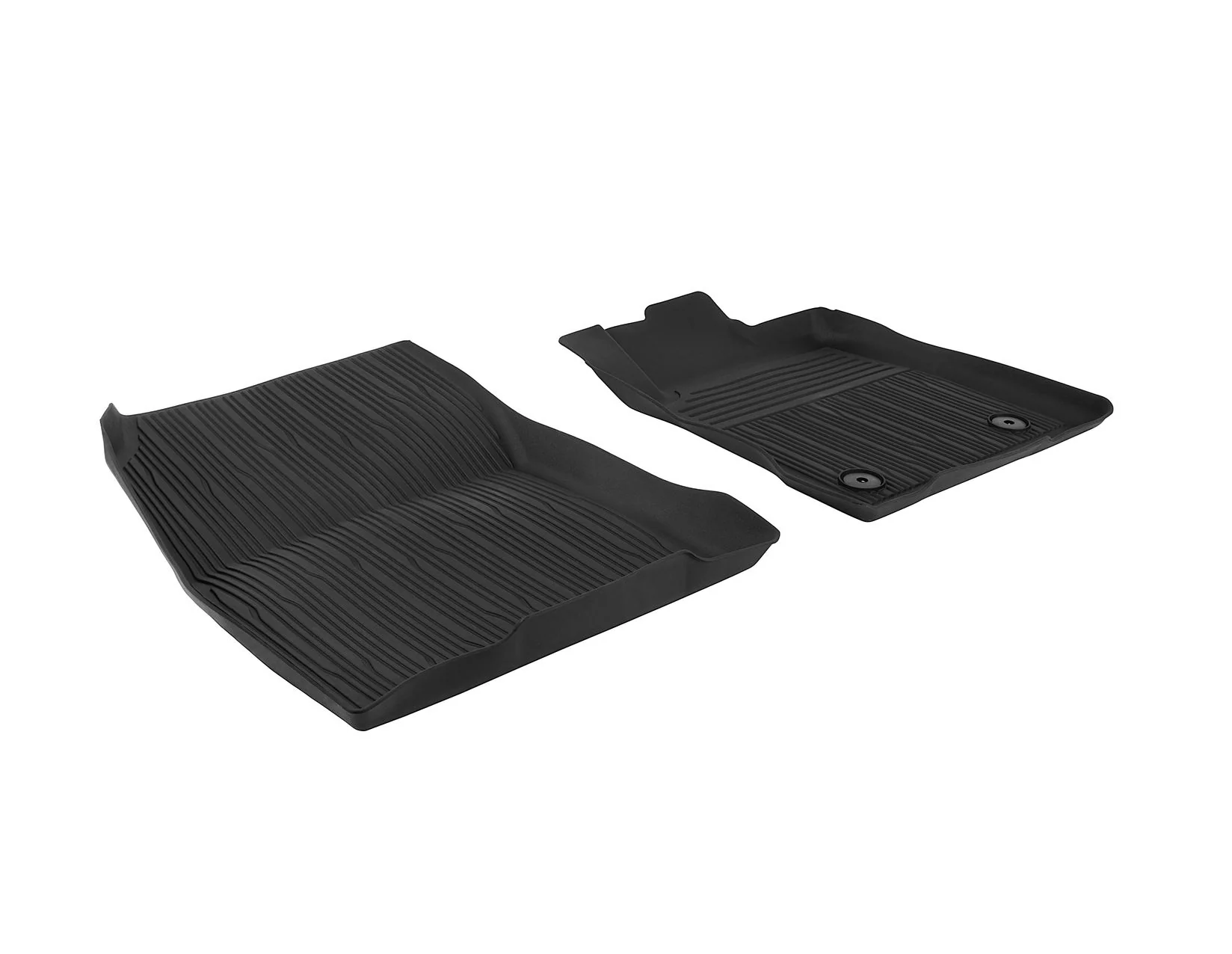 FIESTA PUMA FRONT RUBBER FLOOR MATS ALL-WEATHER CONTOURED BLACK 2017-ONWARDS - Image 3