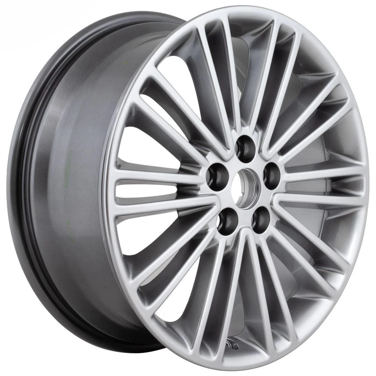 GALAXY S-MAX 18" ALLOY WHEEL 10X2-SPOKE DESIGN DARK STAINLESS FINISH 2016-2023 - Image 2