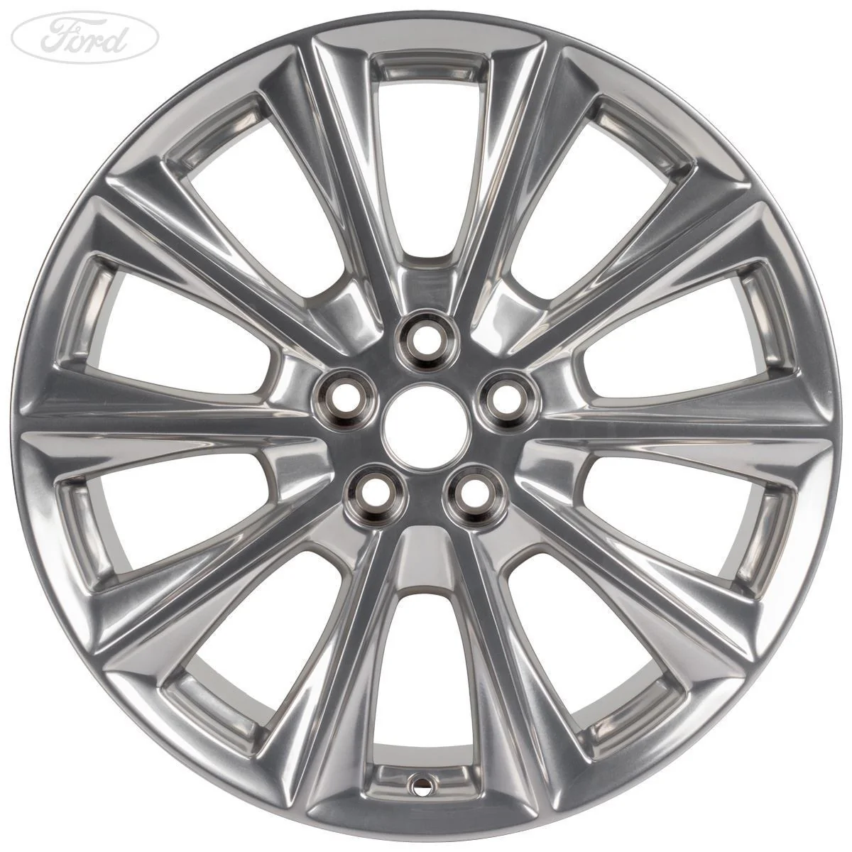 GALAXY S-MAX 19" ALLOY WHEEL 10-SPOKE DESIGN SILVER FINISH 2016-2023 - Image 3