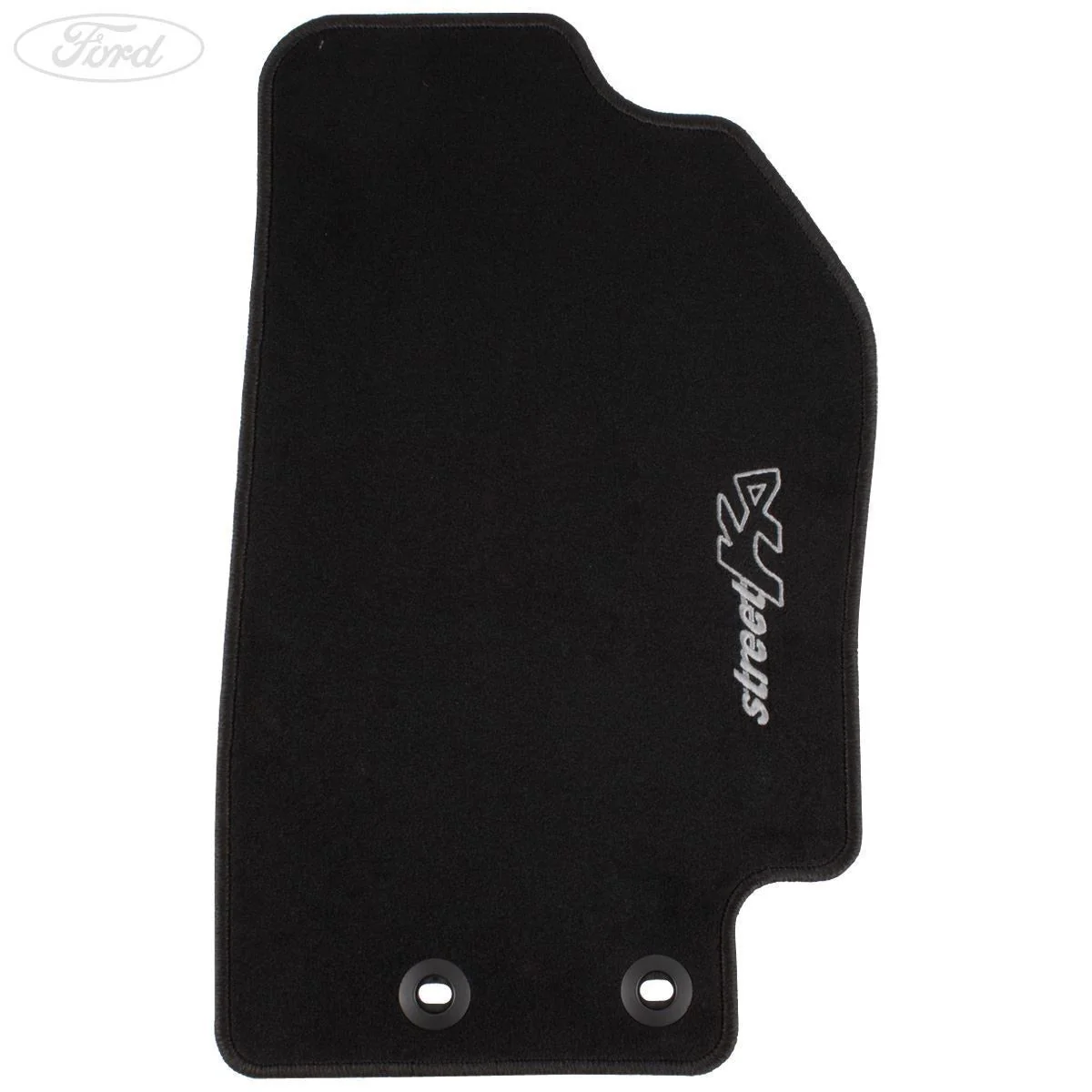 STREET KA FRONT CARPET FLOOR MATS CONTOURED BLACK WITH WHITE MODEL LOGO 2003-2005 1305424 - Image 3