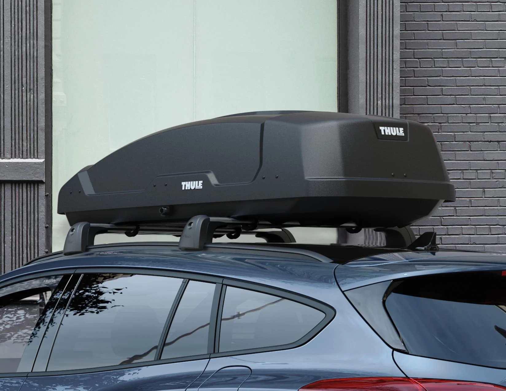 THULE ROOF BOX FORCE XT M AEROSKIN BLACK MATT 400 LITRE TO MOUNT ON THULE POWERCLICK QUICK-MOUNT SYSTEM - Image 9