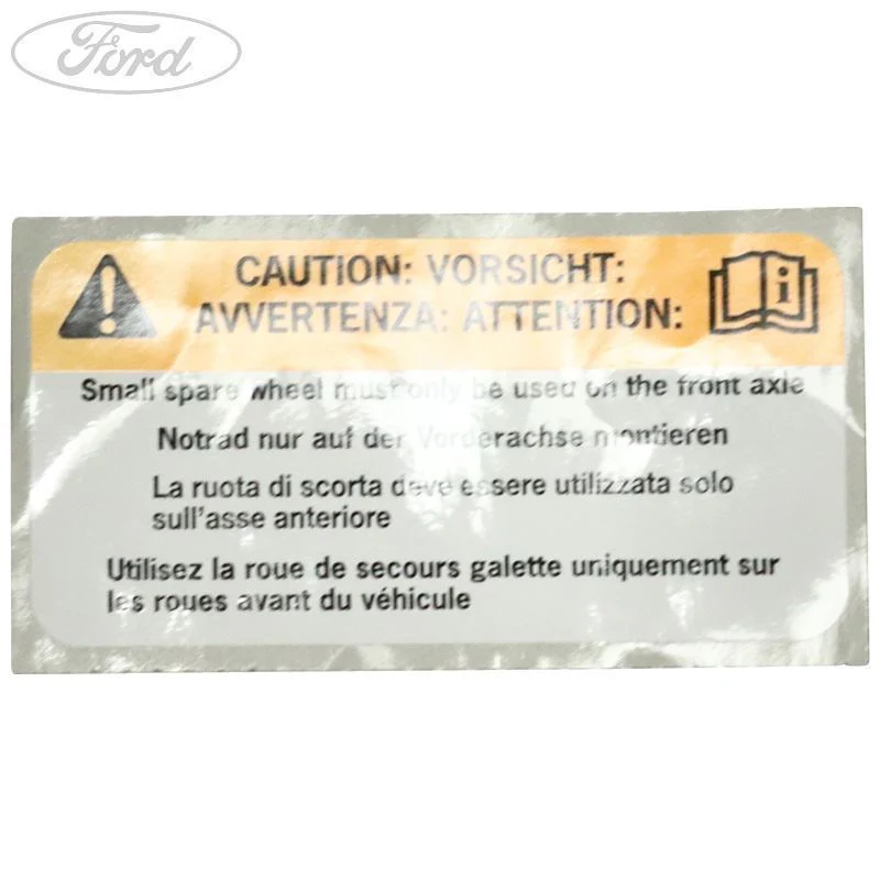 TIRE PRESSURE INSTRUCTION DECAL - Image 3