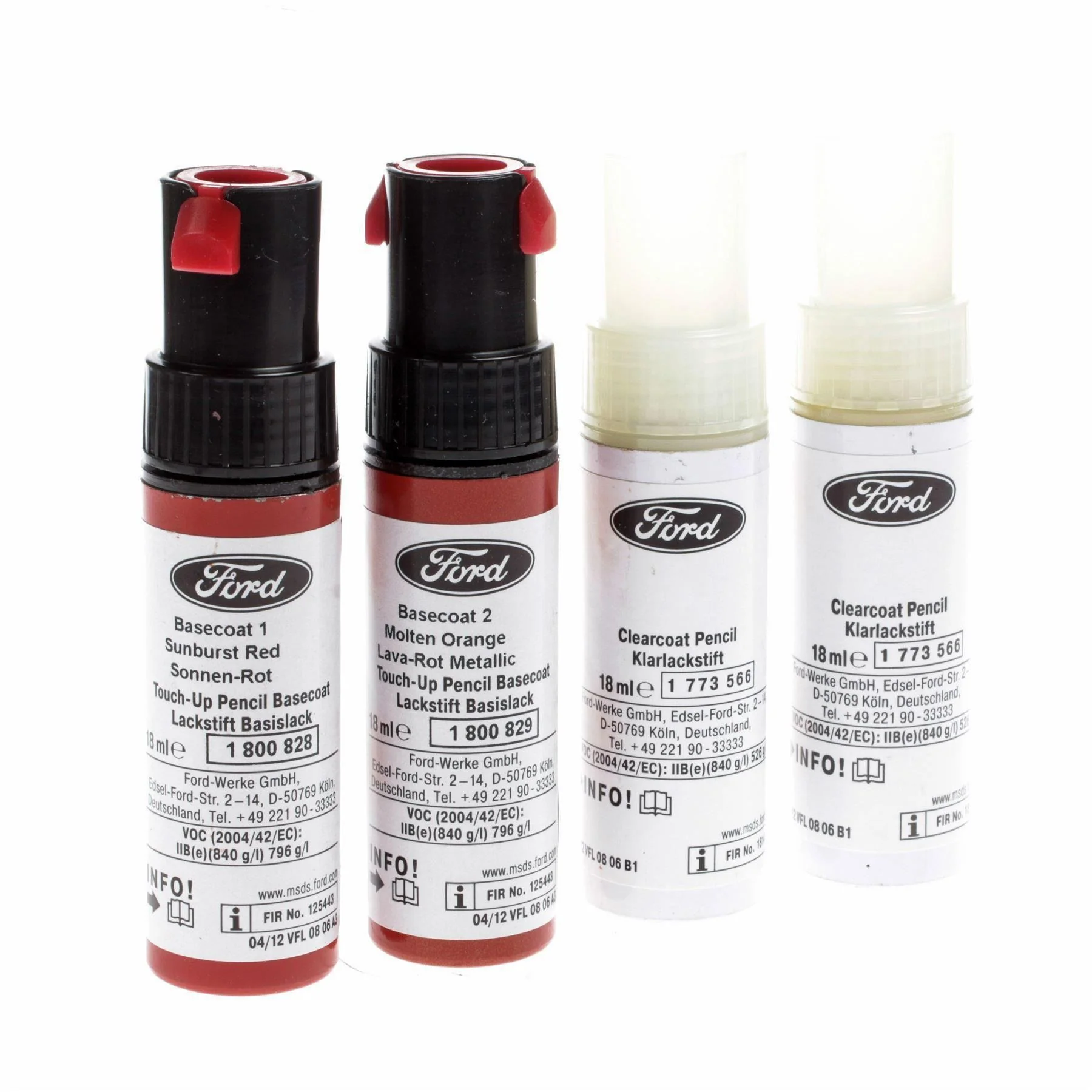 Touch-Up Paint Pen Molten Orange FOE 9ml Colour Code: DJPE5ZA - Image 2
