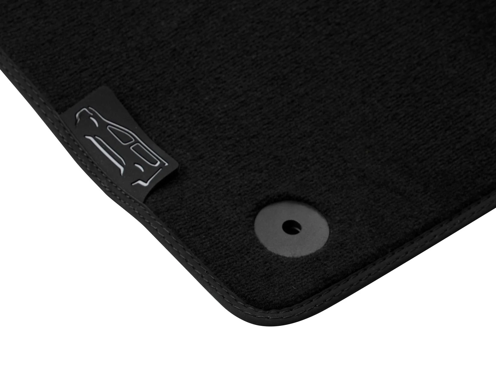 TRANSIT CONNECT FRONT VELOUR CARPET FLOOR MATS CONTOURED BLACK 2022-ONWARDS