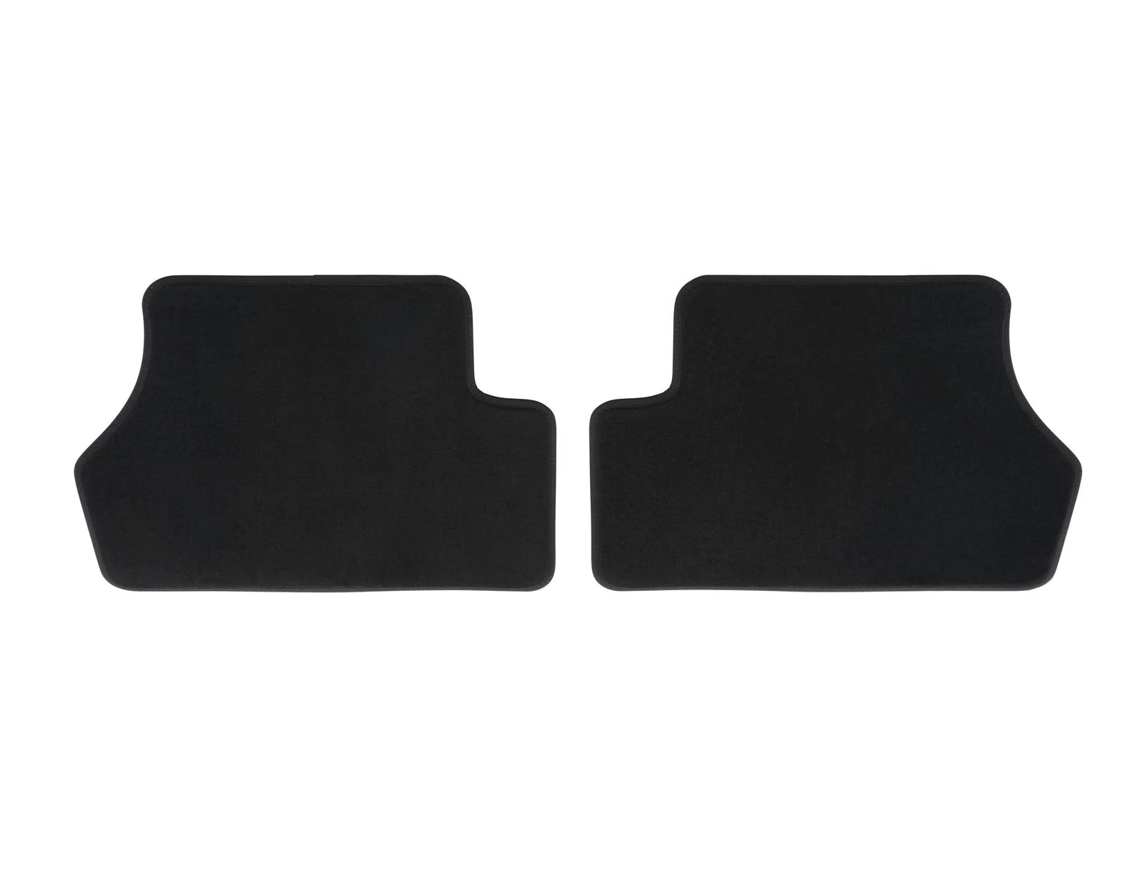 TRANSIT TOURNEO CONNECT REAR VELOUR CARPET FLOOR MATs CONTOURED BLACK 2022-ONWARDS