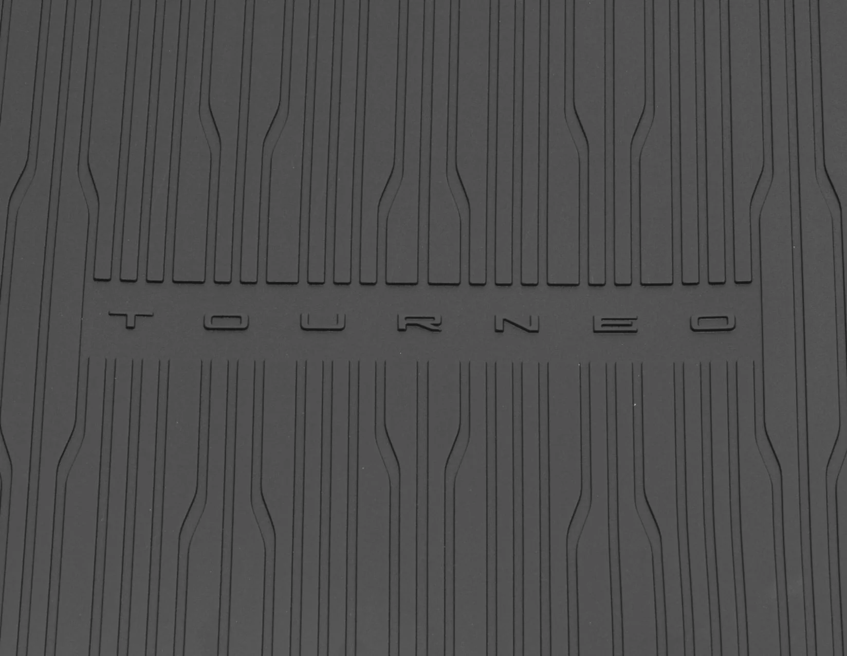 TOURNEO CUSTOM 8 SEAT RUBBER BOOT FLOOR LOAD COMPARTMENT MAT TRAY 35MM EDGES WITH LOGO 2023-ONWARDS - Image 4