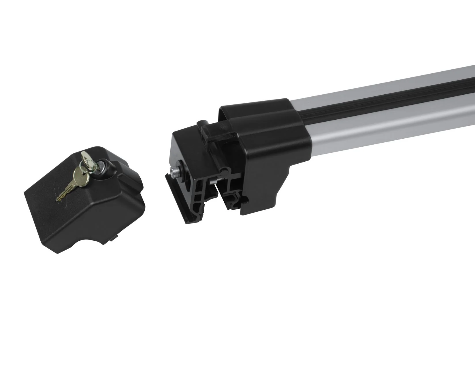 TOURNEO/TRANSIT CUSTOM LOCKABLE ALUMINIUM ROOF CROSS BARS SILVER 2023-ONWARDS 2780954 - Image 4
