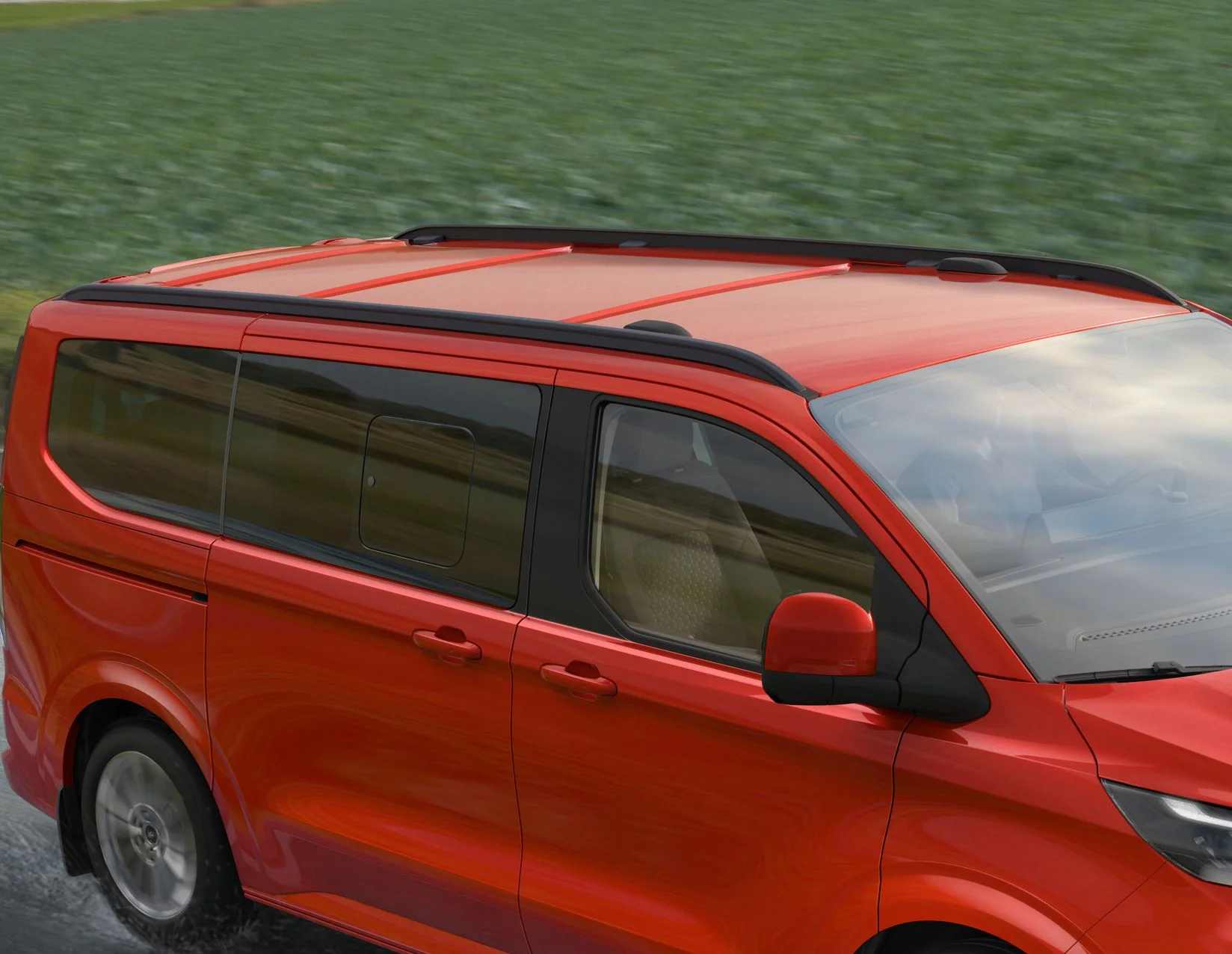 TOURNEO/TRANSIT CUSTOM ROOF RAILS BLACK