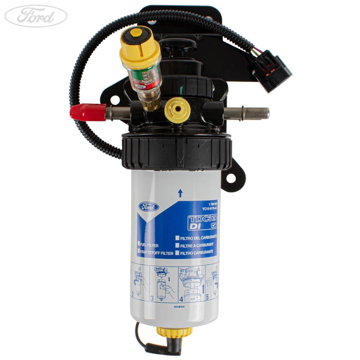 TRANSIT 2.0 2.4 DURATORQ TDCI DIESEL FUEL FILTER - Image 3