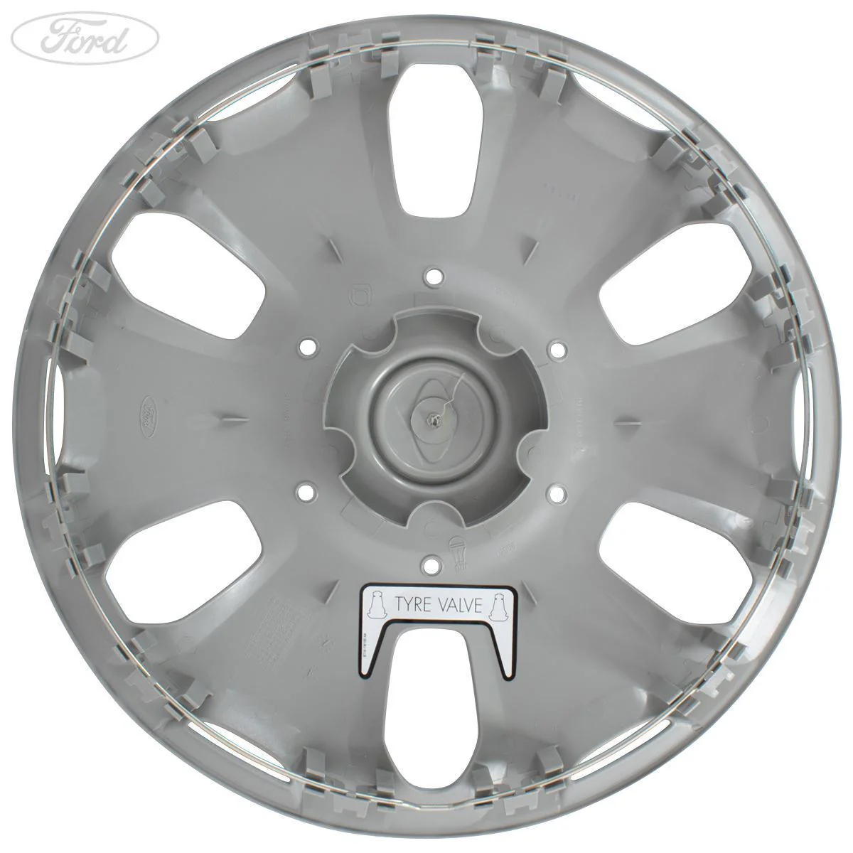 TRANSIT CONNECT 15" WHEEL TRIM SILVER SINGLE 2009- - Image 2