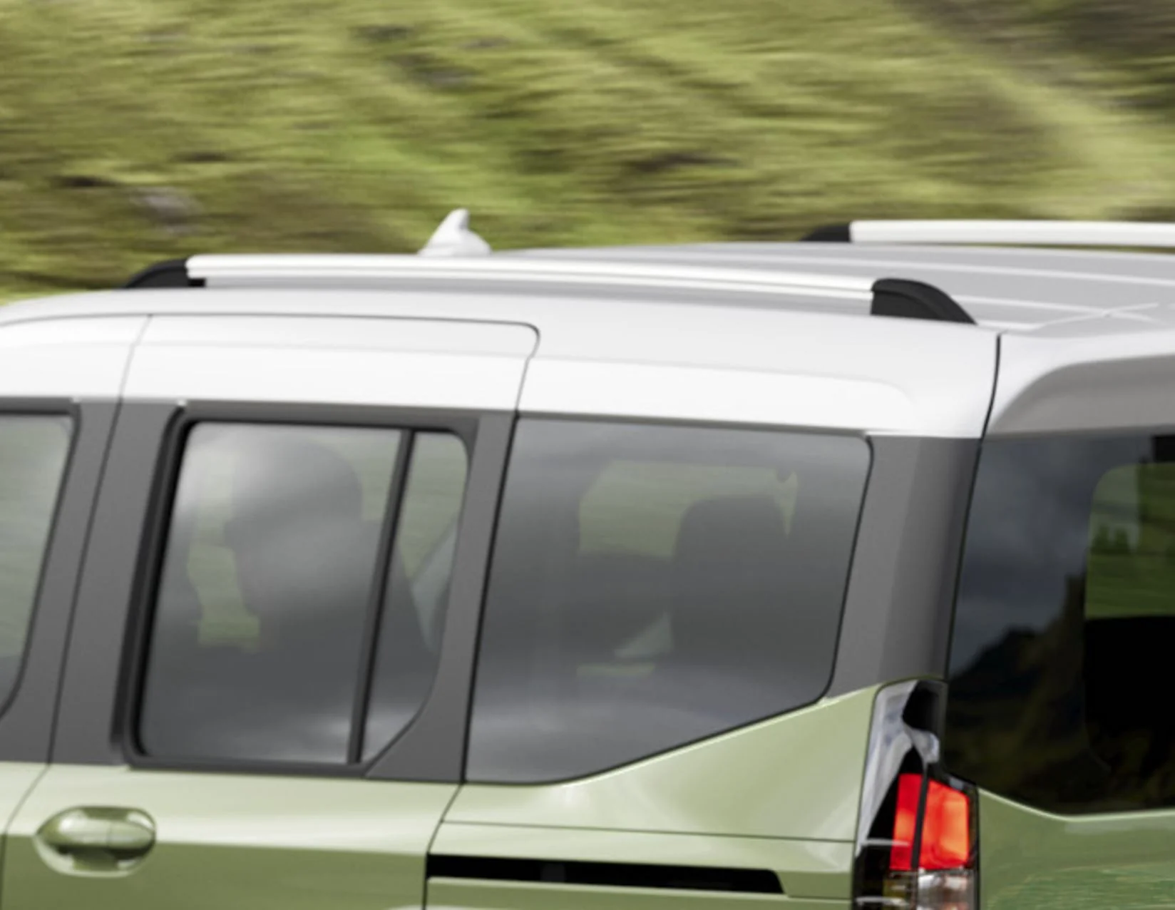 TRANSIT TOURNEO COURIER ROOF RAIL SINGLE N/S PASSENGER SIDE SILVER FINISH 2023-ONWARDS - Image 5