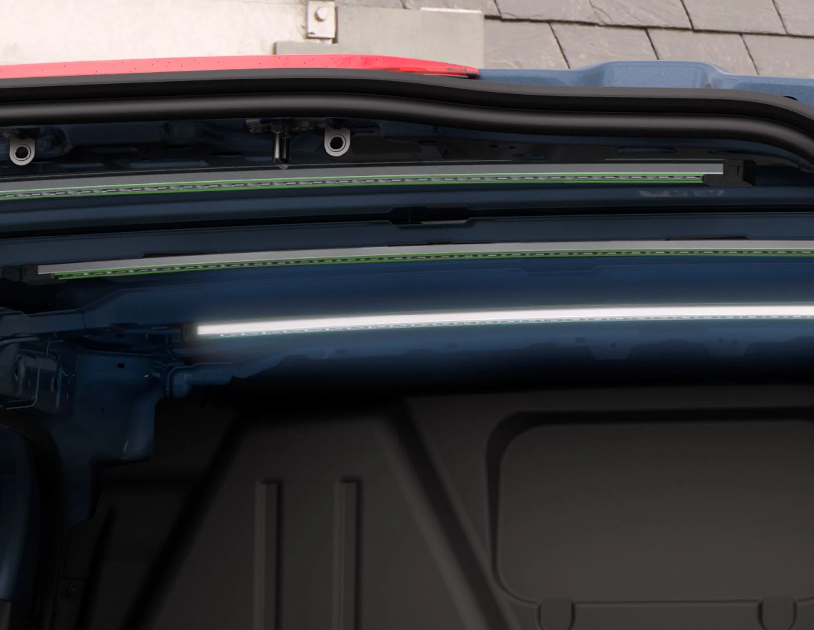 TRANSIT CUSTOM FROM 09/2023 AIRLINE ROOF RAIL KIT ILLUMINATED