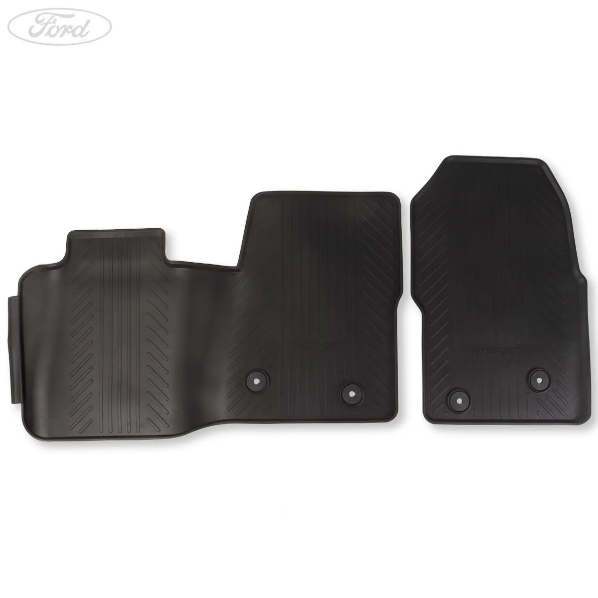 TRANSIT CUSTOM MK8 MK9 FRONT RUBBER FLOOR MATS MANUAL 2014- 2047028 - Image 7