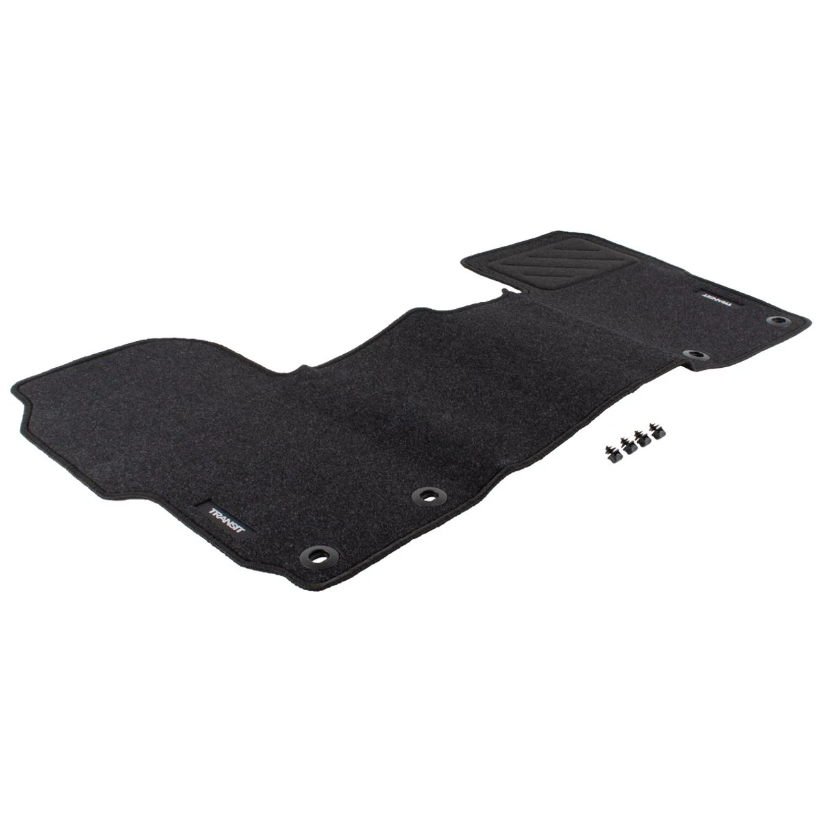 TRANSIT FRONT CAB CARPET FLOOR MAT CONTOURED BLACK 2006-2014