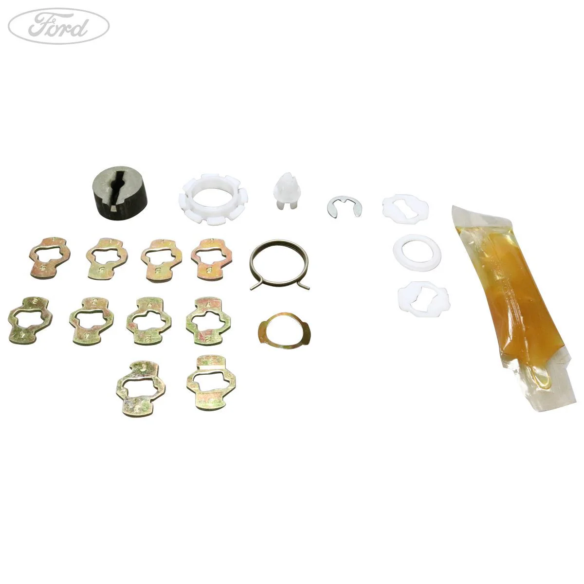 TRANSIT MK3 FRONT DOOR LOCK CYLINDER REPAIR KIT 1985-1990 - Image 3