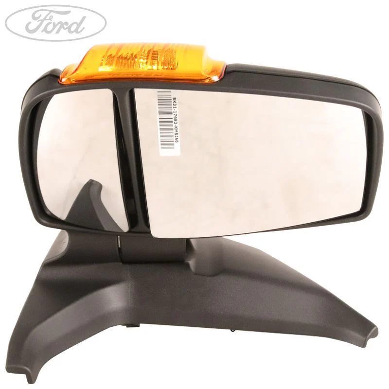 TRANSIT MK8 N/S DOOR MIRROR HOUSING & GLASS LARGE HEAD 15- - Image 3