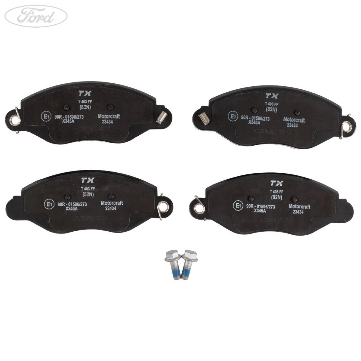 TRANSIT MOTORCRAFT FRONT BRAKE PADS SET 260 280 300 - Image 4