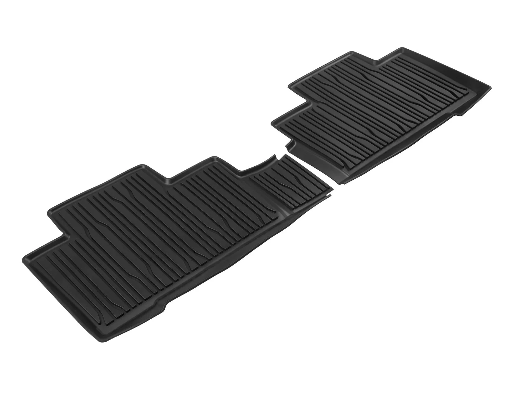 TRANSIT/TOURNEO COURIER® RUBBER FLOOR MATS REAR,BLACK - Image 2