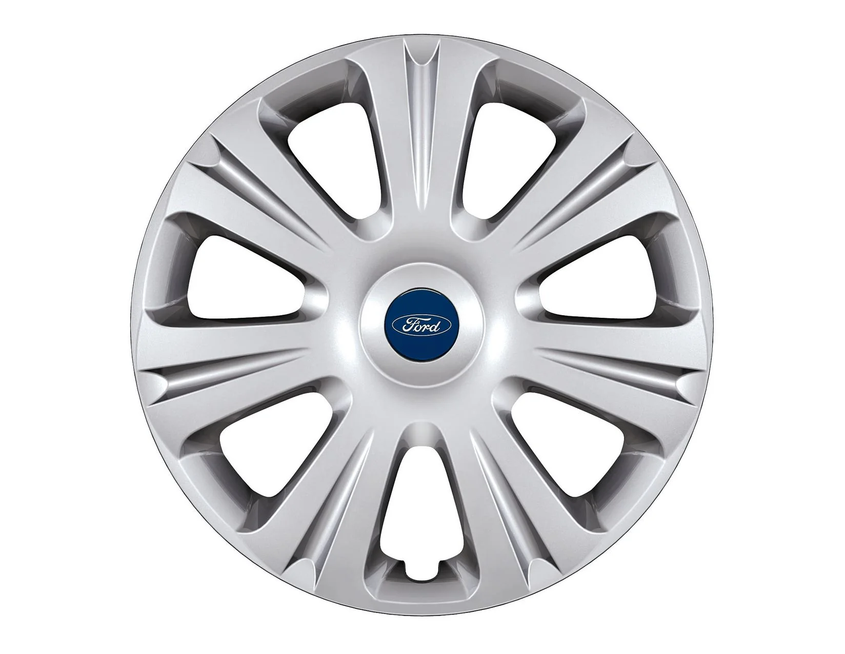 SET OF 4 SILVER WHEEL COVER TRIMS, FITS 16" STEEL WHEELS - Image 2